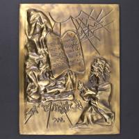 Salvador Dali THE TEN COMMANDMENTS Brass Bas-Relief - Sold for $2,816 on 02-21-2026 (Lot 432).jpg